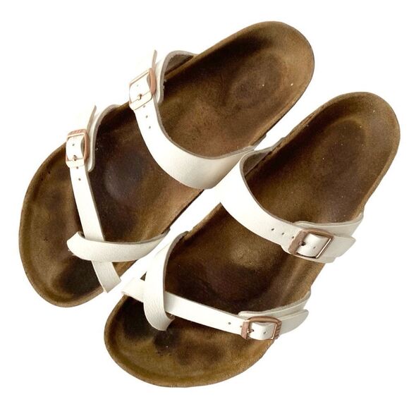 Birkenstock Mayari Birko-Flor Sandals in White Size EU 39 - Picture 5 of 10